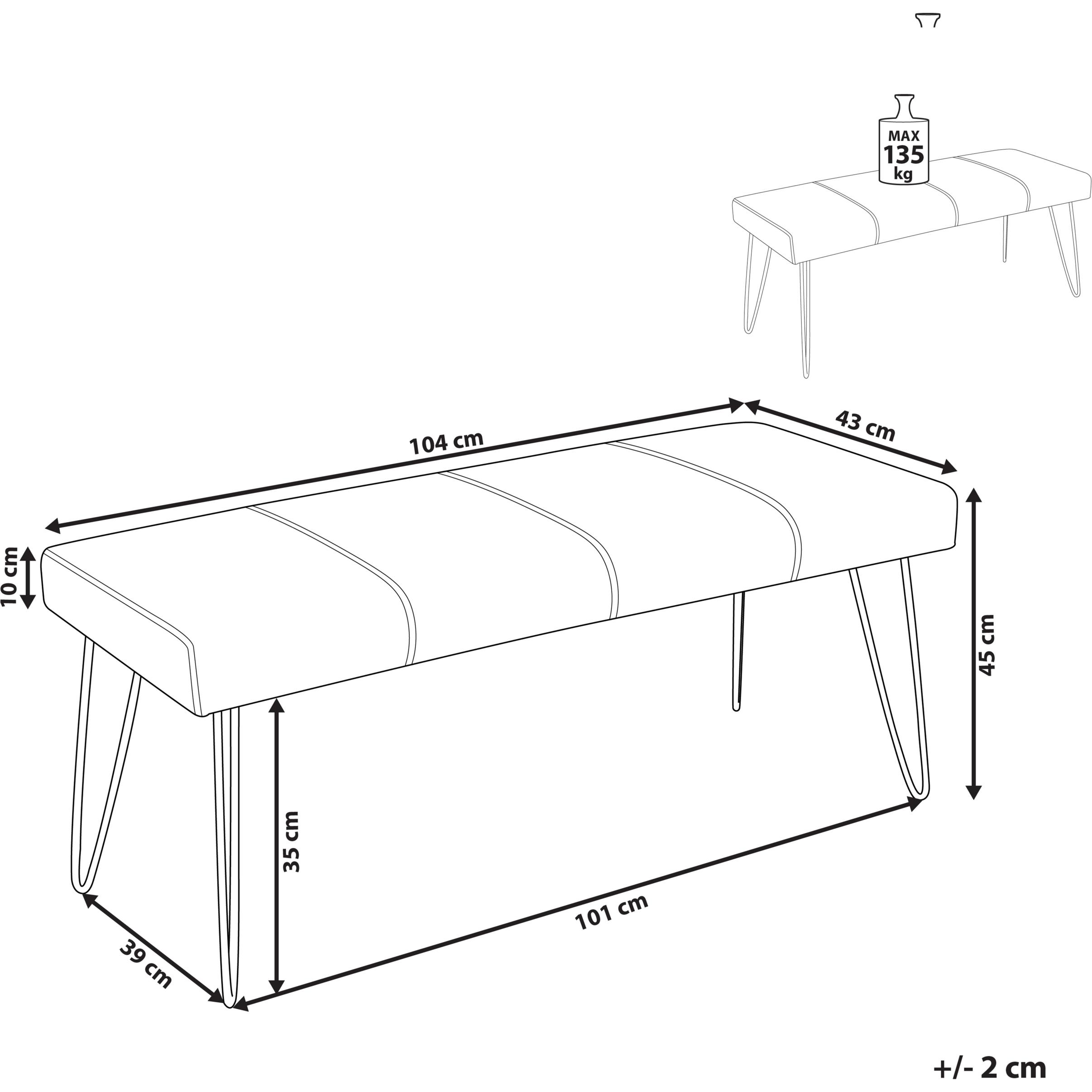 Thumbnail - Beliani, Hocker + Pouf, Betin