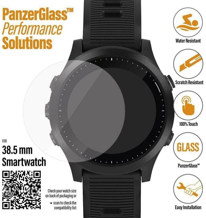 PanzerGlass Displayschutz 38.5 mm Smartwatches (Watch GT 2)