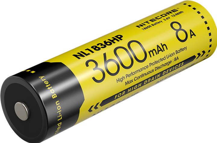 Produktbild Nitecore Li-Ion Akku 18650 - 3600mAh - NL1836HP