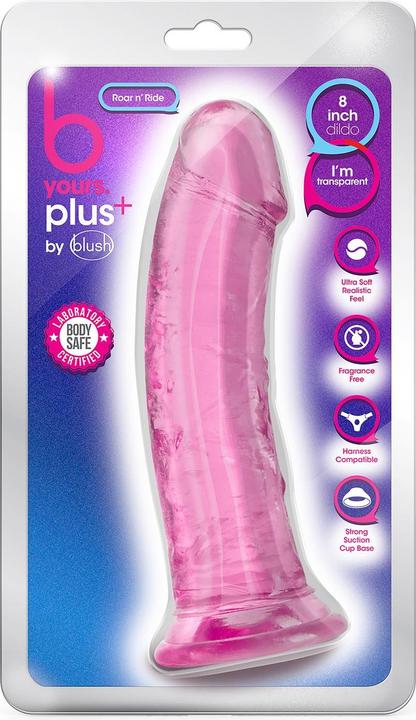 Produktbild B yours Plus - Roar n” Ride Dildo- Pink