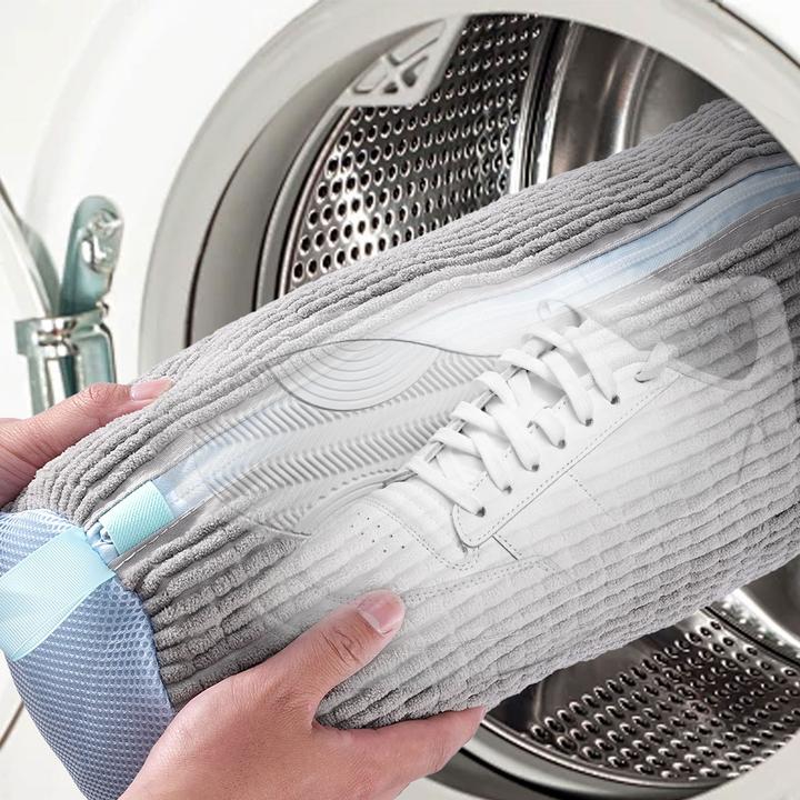 Produktbild Ideoon 2er-Set Schuhwaschbeutel mit Reinigungsfasern