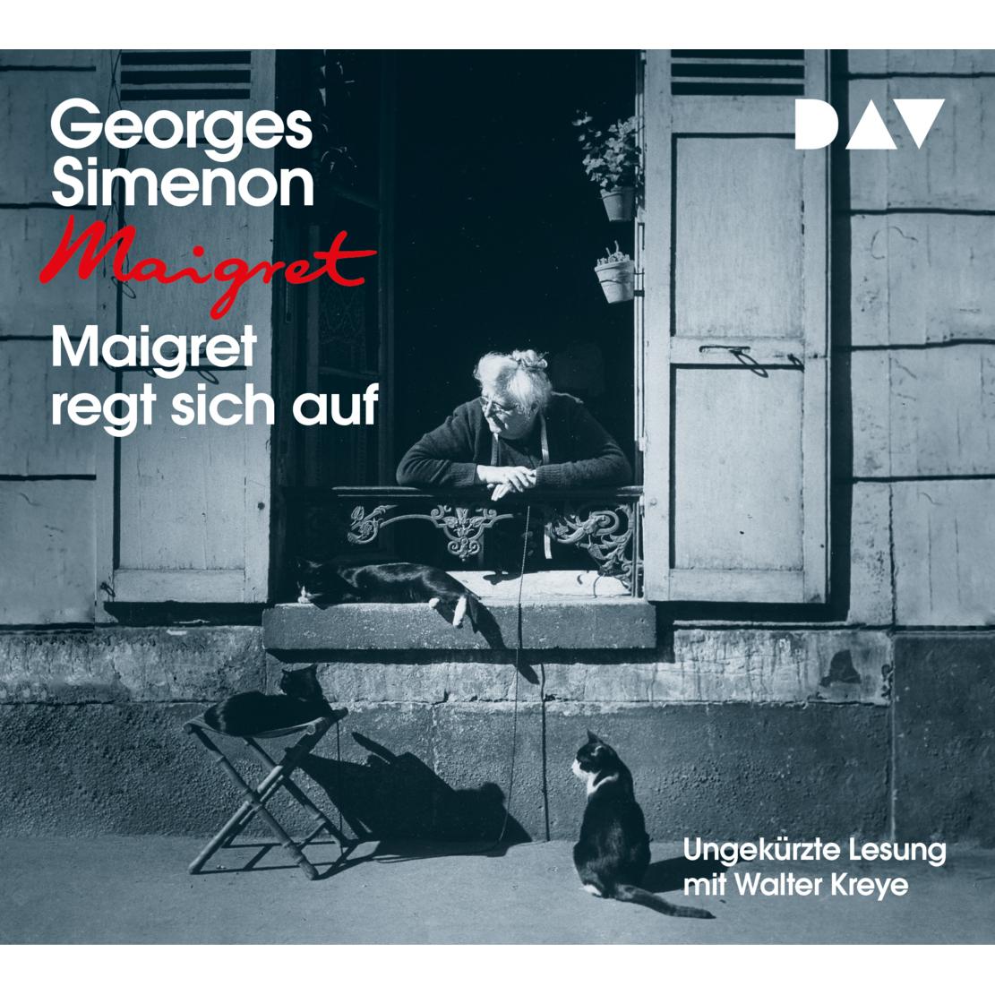 Maigret regt sich auf, Hörbücher von Georges Simenon, Walter Kreye, Rainer Moritz, Wolfgang Stockmann