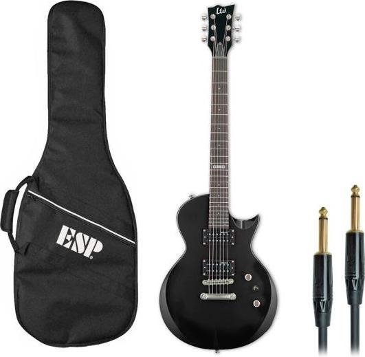 ESP LTD EC-10 Kit E-Gitarre Set mit Kabel (E-Gitarren Set, Aluminium, Hartholz)