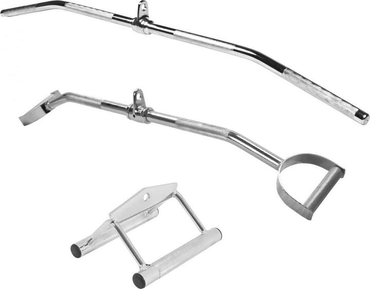 Gorilla Sports Rowing handle set chrome