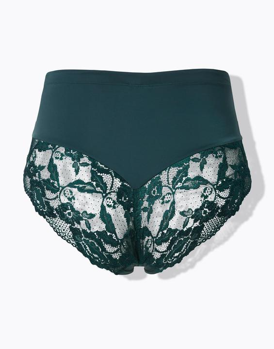 Produktbild Ulla Popken Midislip, transparente Spitze, hinten gerafft (56, Einzelpack)