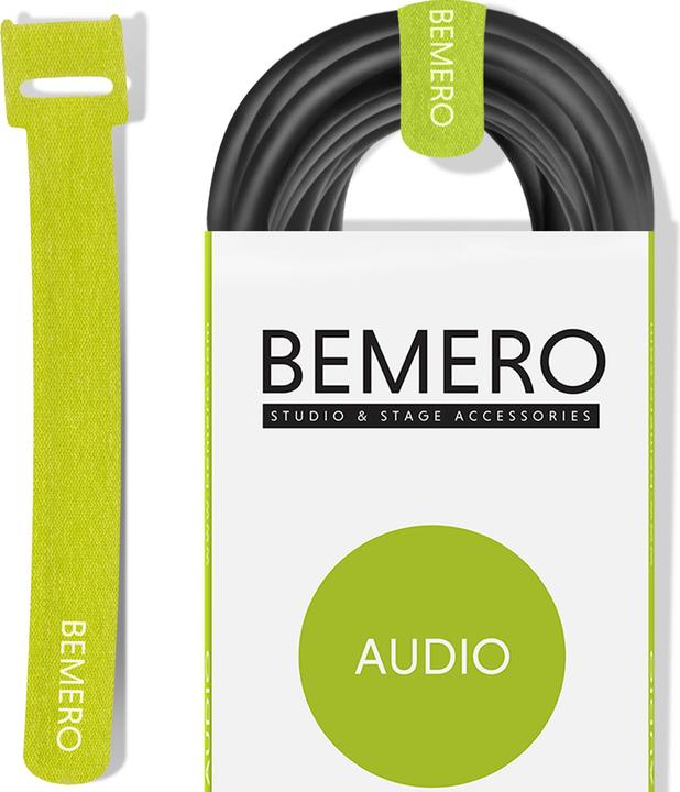 Image du produit Bemero BAC2544-1000BK Câble de connexion audio 2x RCA mâle - 2x XLRf 10m noir (10 m, Câbles Cinch, Câbles XLR)