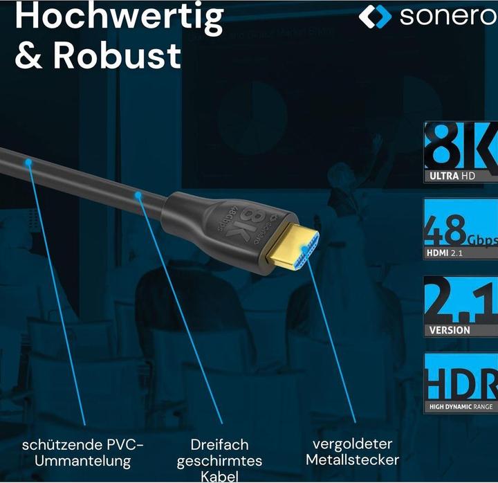 Produktbild Sonero HDMI Typ A – HDMI Typ A (1 m)