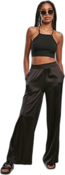Actual product image Urban Classics Ladies Satin Wide Leg Pants (XXL)