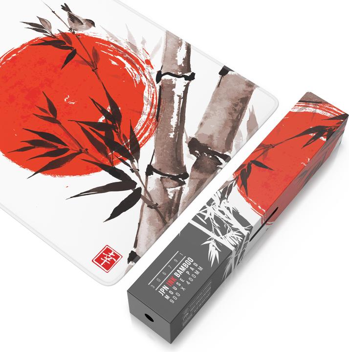 Produktbild Titanwolf Gaming Mauspad, 900 x 400mm XXL Speed Gaming Mausmatte, Mousepad Extragrosse Fläche, Sumi-e Bamboo (XXL)