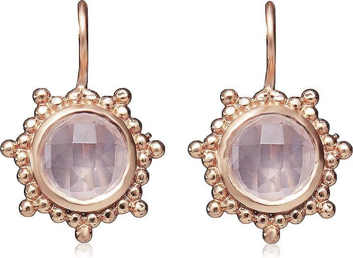 Produktbild Leyda Ohrhänger Stern (vergoldet 750 / 18 K Gold, Silber 925, Stein)