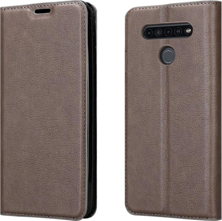 Actual product image Cadorabo Book Invisible Magnet Cover (LG KQ51)