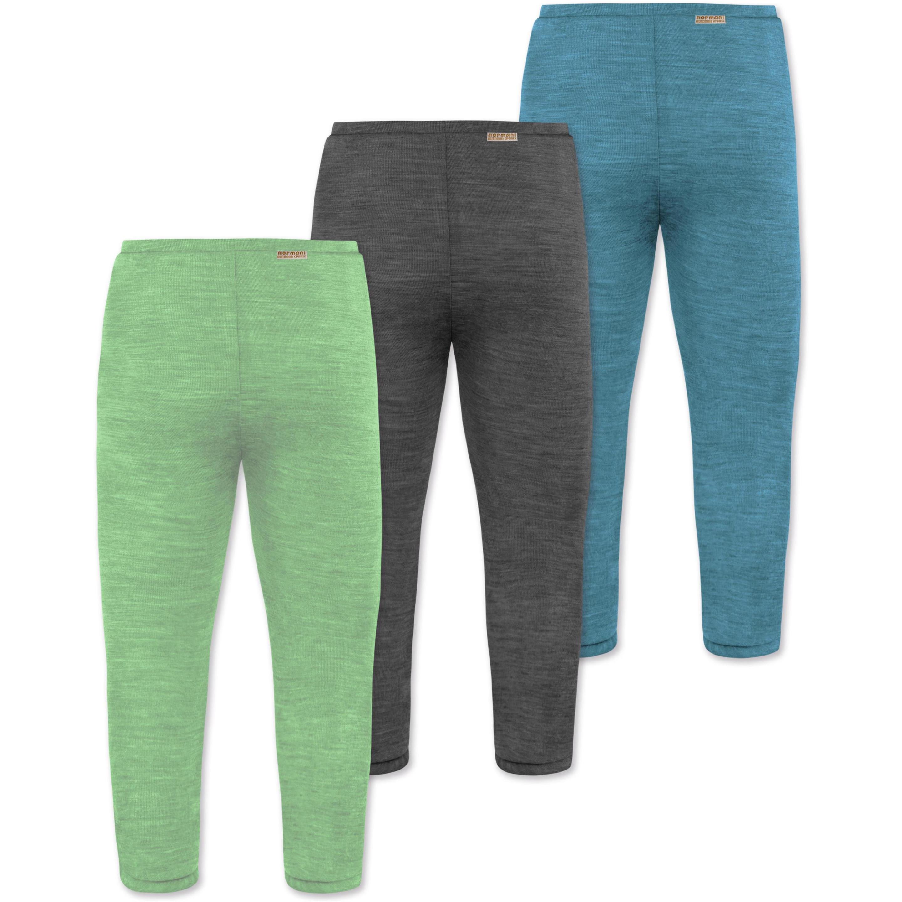 Thumbnail - Normani, Herren, Funktionsunterhose, 3er Pack Baby Merino Unterhose mit Füssen - 9543 (68), Blau, 68