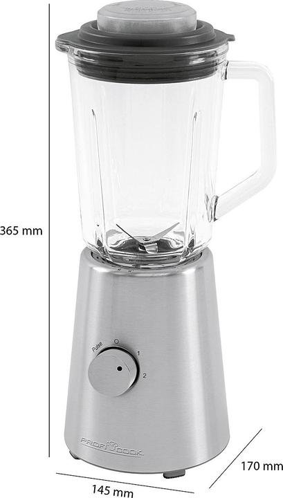 Image du produit Proficook Mélangeur universel boîtier en acier inoxydable (500 W)