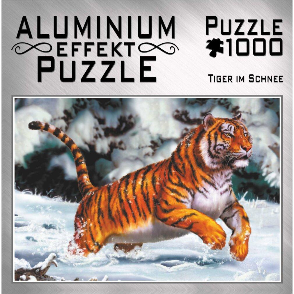 M.I.C. Günther Pz. Aluminium Tiger im Schnee 1000T (1000 Teile)