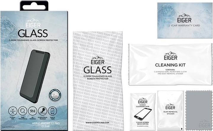 Image du produit Eiger Mountain Glass (1 pièce(s), Apple iPhone 12, Apple iPhone 12 Pro)
