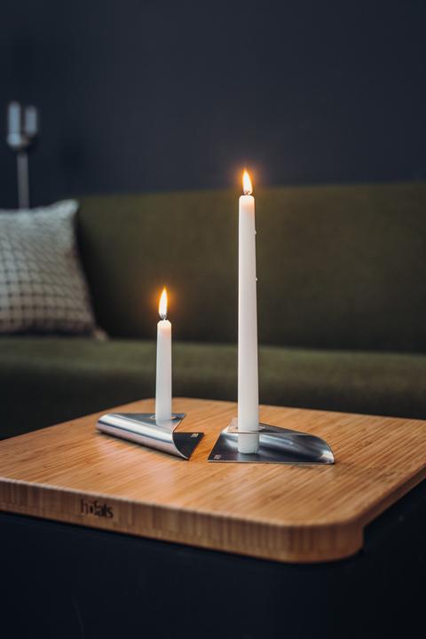 Produktbild Höfats SQUARE CANDLE silber, VE 4