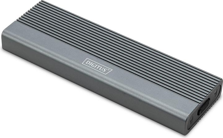 Digitus USB M.2 hard disk enclosure, SSD, external, NVMe, 10Gbps, USB 3.1 Gen2, aluminum, toolfree (M.2 2242, M.2 2260, M.2 2280, M.2 2230)