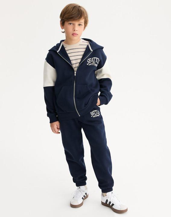 Produktbild La Redoute Collections Set aus Sweatshirt und Jogginghose (128)