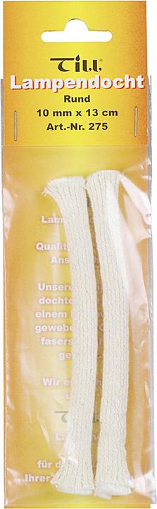 Till-Zündfix Lampendocht rund für Bambusfackeln 13cm Ø10mm 2 Karte