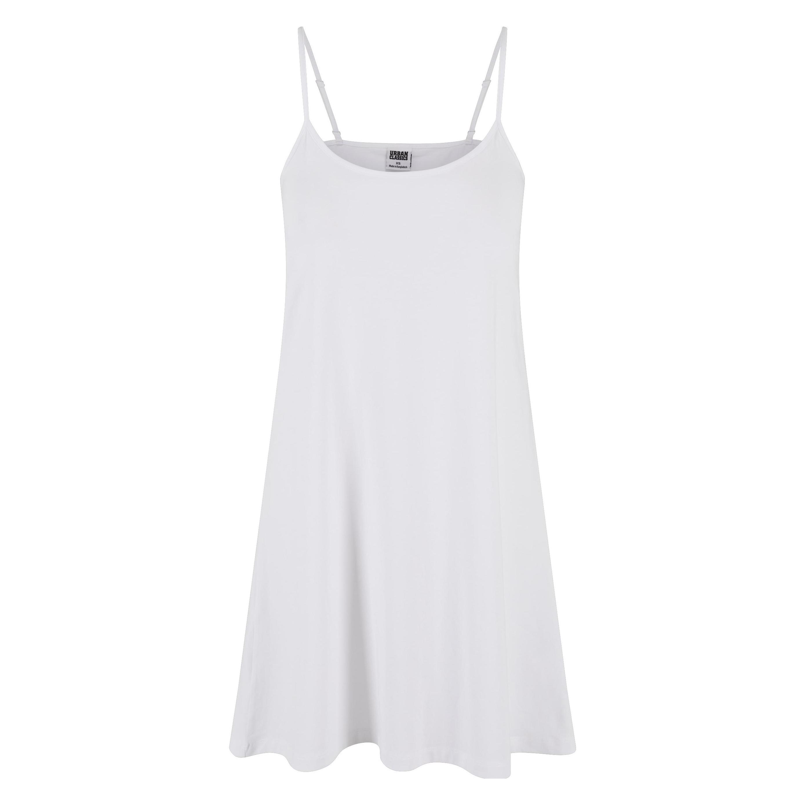 Urban Classics, Damen, Kleider, Ladies Stretch Jersey Hanger Dress - 137889, Weiss, (4XL)
