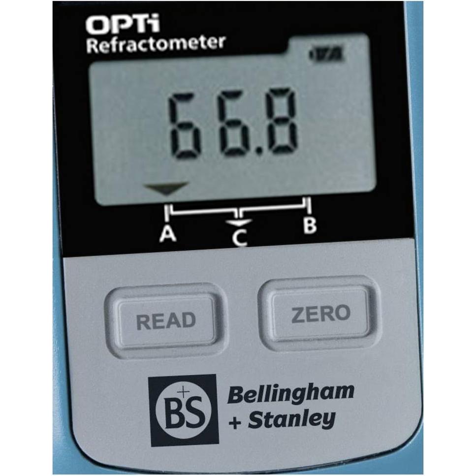 Xylem Digitales Handrefraktometer OPTi, Messbereich 0-95 Brix, mit 50 Messskalen, Misurazione