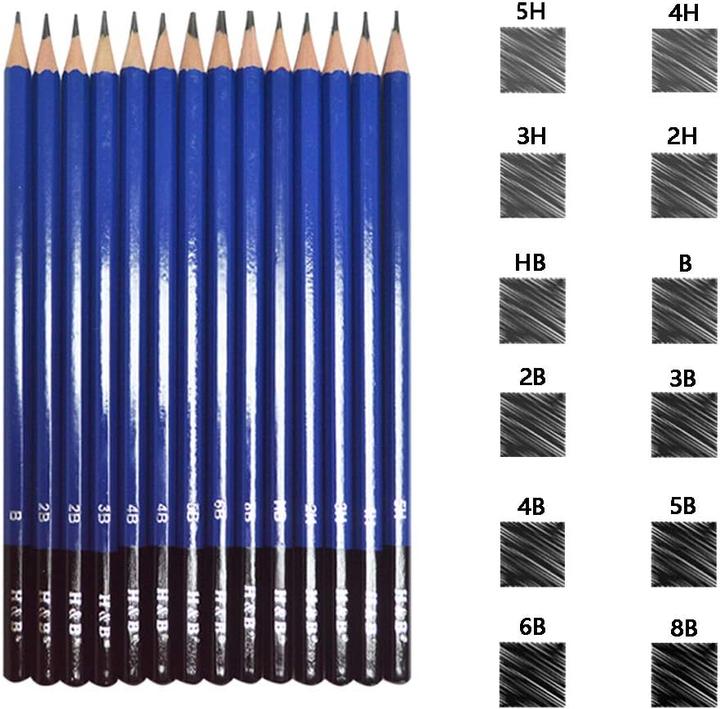 Actual product image H&B Drawing pencil set