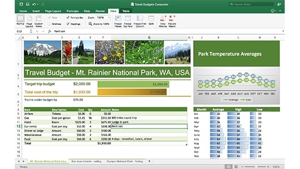 Produktbild Microsoft Office 2016 Home & Business (1 User, 12 Monate)