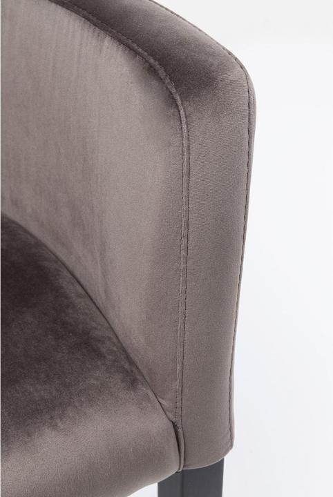 Produktbild Kare Design Armlehnstuhl Black Mode Velvet Grau