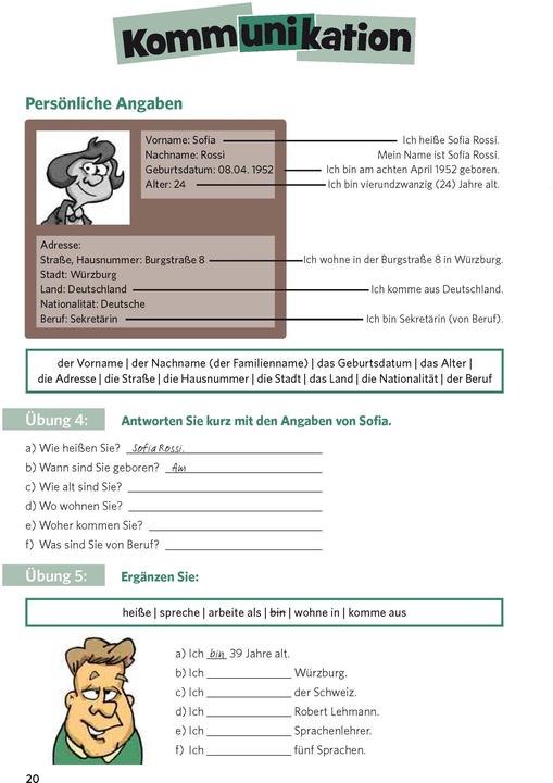 Image du produit Sprachlern-Comic Deutsch als Fremdsprache (Allemand, Anglais, 2022)