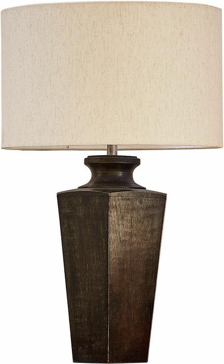 Image du produit Loberon Tischlampe Lyndhurst schwarz/beige (E27)