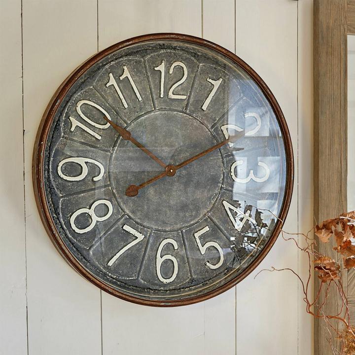 Image du produit Loberon Horloge Braxton gris antique