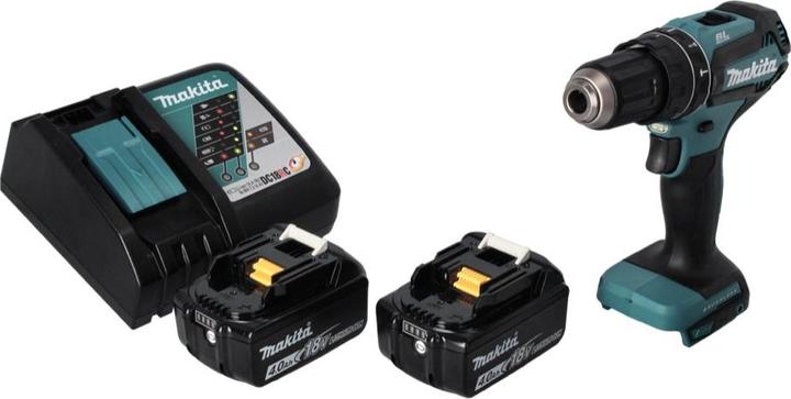Image du produit Makita DHP 485 RM Batterie perceuse à percussion 18 V 50 Nm Brushless + 2x batterie 4.0 Ah + chargeur (Fonctionnement sur batterie)