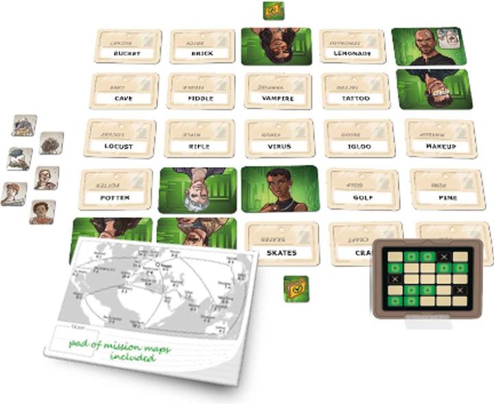 Immagine prodotto Czech games edition Codenames: Duet - Il gioco di deduzione di parole per due giocatori di CGE (Inglese, 2 Giocatori)
