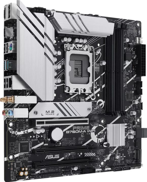 Actual product image ASUS PRIME B760M-A WIFI (LGA 1700, Intel B760, mATX)