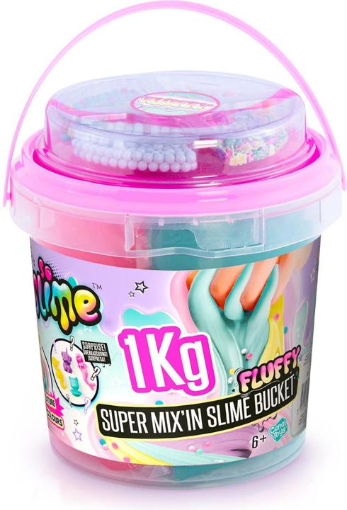Canal Toys SSC148 Super Slijm Mix' in Kubus met SDO Decoraties 1kg mix'in, Willekeurige Kleuren