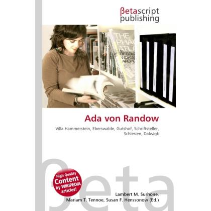 Ada von Randow, Fachbücher von Lambert M. Surhone, Miriam T. Timpledon, Susan F. Marseken