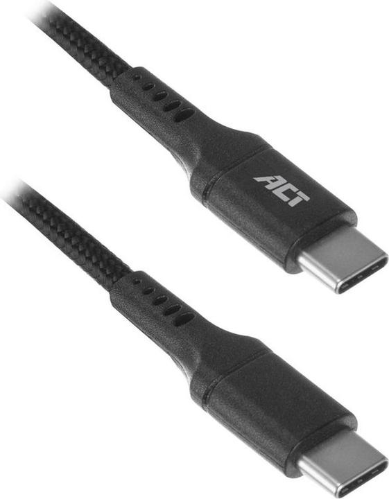 Produktbild ACT USB 2.0 connection cable C male - C male 1 meter (1 m, USB 2.0, 60 W)