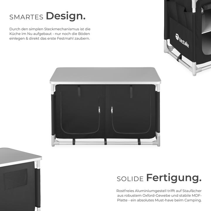 Actual product image tectake Camping kitchen