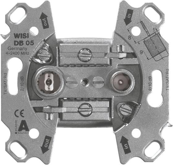Actual product image Peha Through box Sat/BK 2f 10dB/860 D 1921 G O.A.