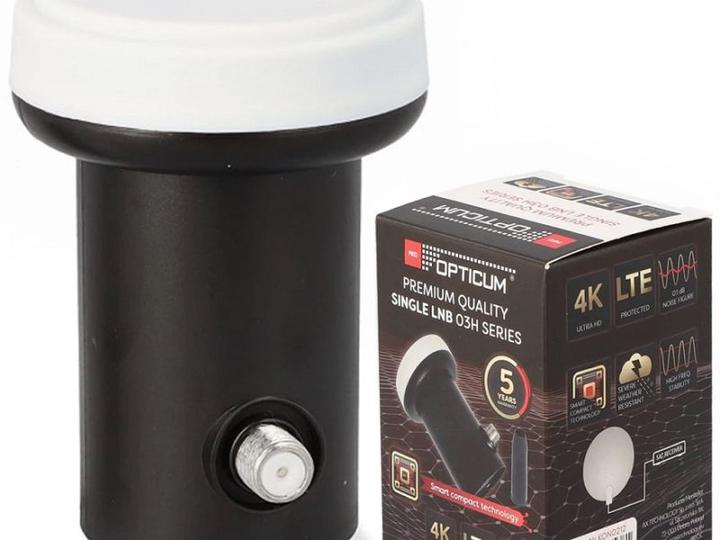 Immagine prodotto Opticum Convertitore SAT SINGLE RED LNB 03H Premium (0212) (Singolo LNB, 40mm)