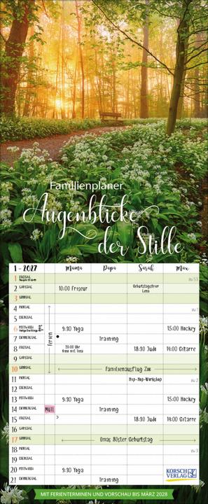 Produktbild Augenblicke der Stille 2027