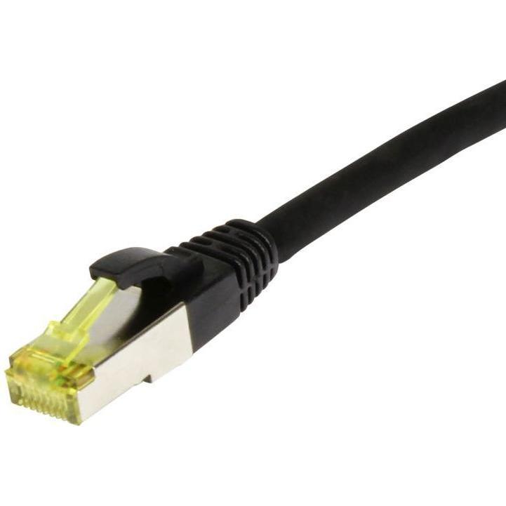 Synergy 21 Patchkabel RJ45, CAT6A 500Mhz,20m, schwarz, S-STP(S/FTP), TPE/LSZH(Ultraflex), AWG26, mitCat.7 Rohka (S/FTP, ...