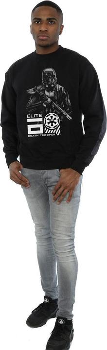 Actual product image Star Wars Mens Rogue One Elite Death Trooper Sweatshirt (S)