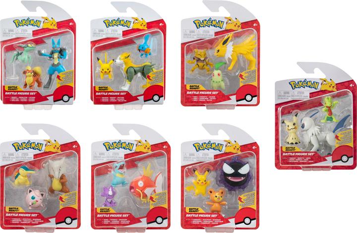 Produktbild Jazwares Pokémon Battle Figure Set (Zufallsmodell)