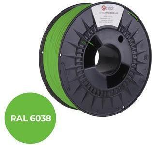 C-Tech Tisková struna (filament) PREMIUM LINE, PETG, luminiscenÄnÃ zelenÃ, RAL6038 (PETG, 1000 g)