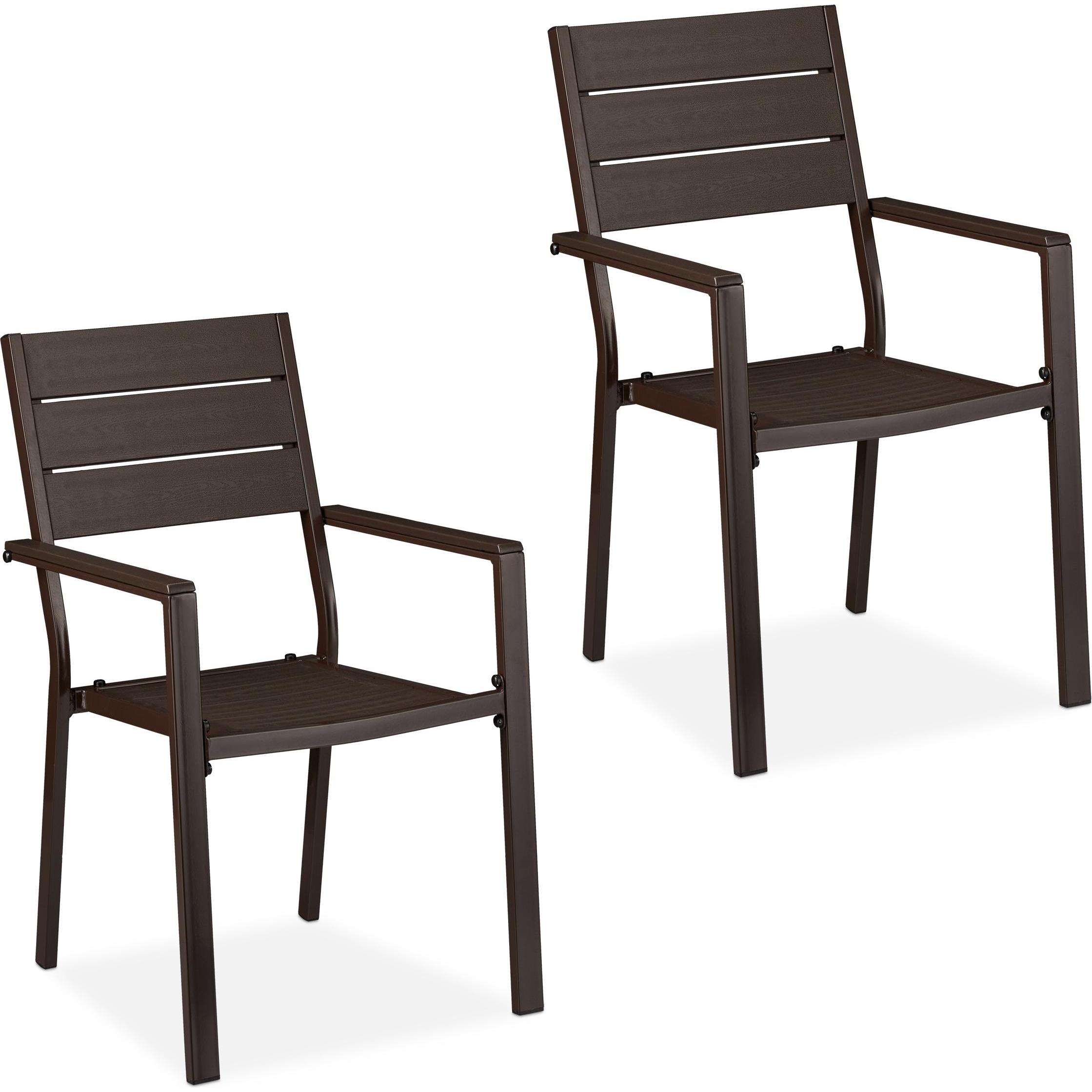 Relaxdays, Gartenstühle, Gartenstuhl