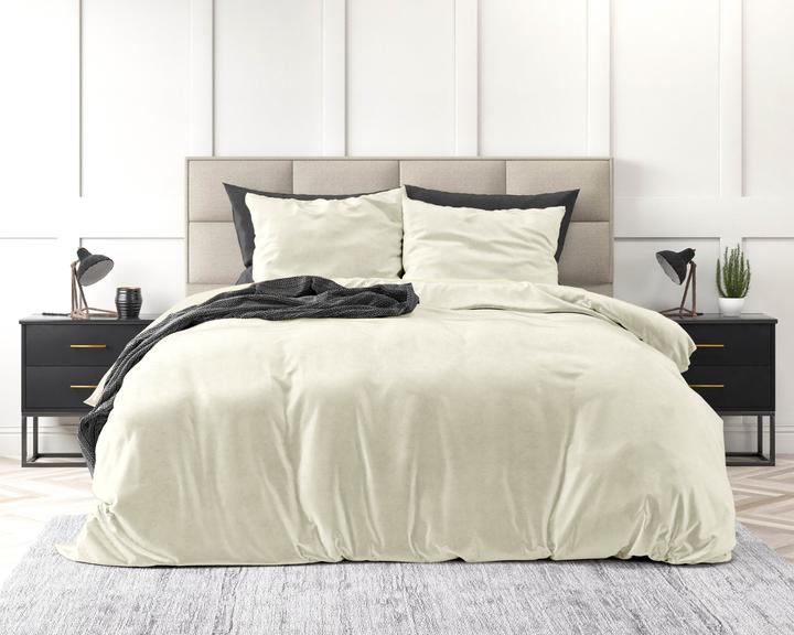 Actual product image Sleeptime Duvet cover velvet plain (Duvet cover, 140 x 220 cm)