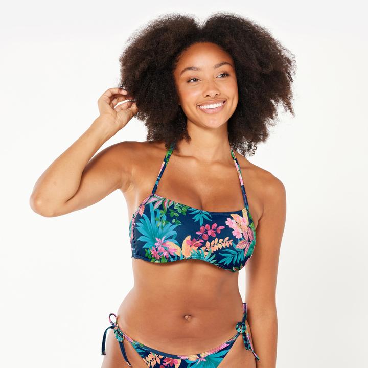 Immagine prodotto Olaian Bikini-Oberteil Damen Bandeau Laura Borabora mehrfarbig (80 C)