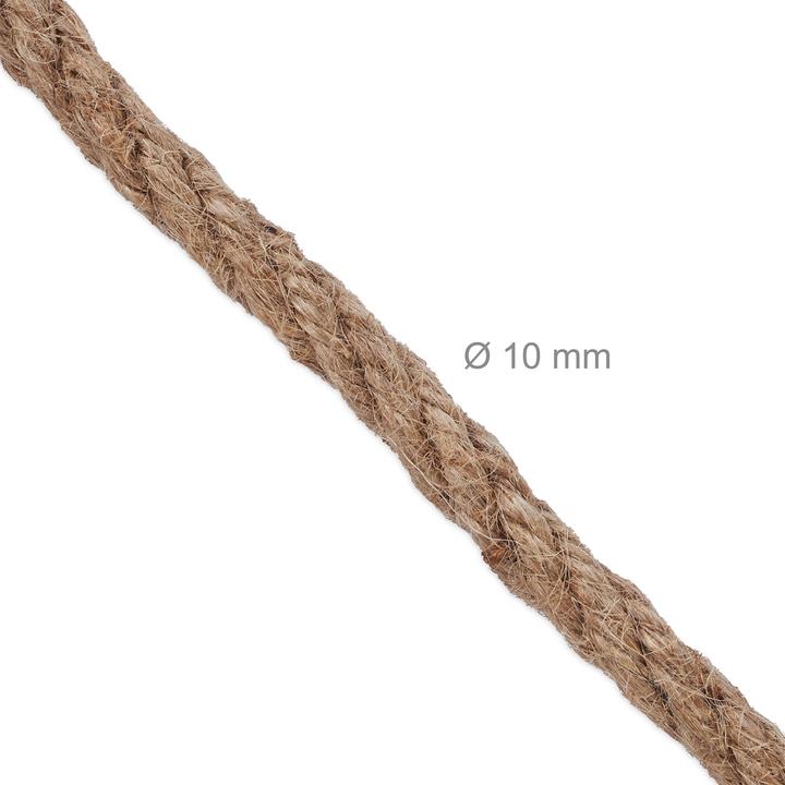 Productafbeelding Relaxdays 2x jute touw (10 m)