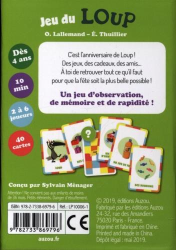 Image du produit Auzou France Jeu du Loup : tap tap anniversaire! dès 4 ans (Français)